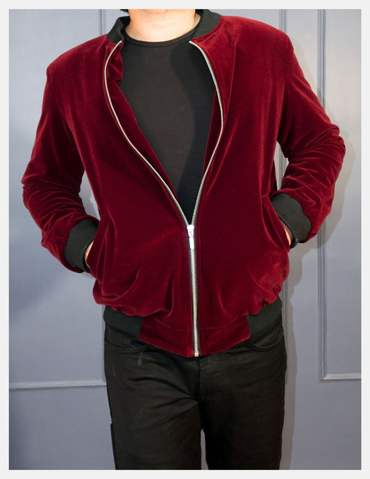 Velvet Bomber Jacket