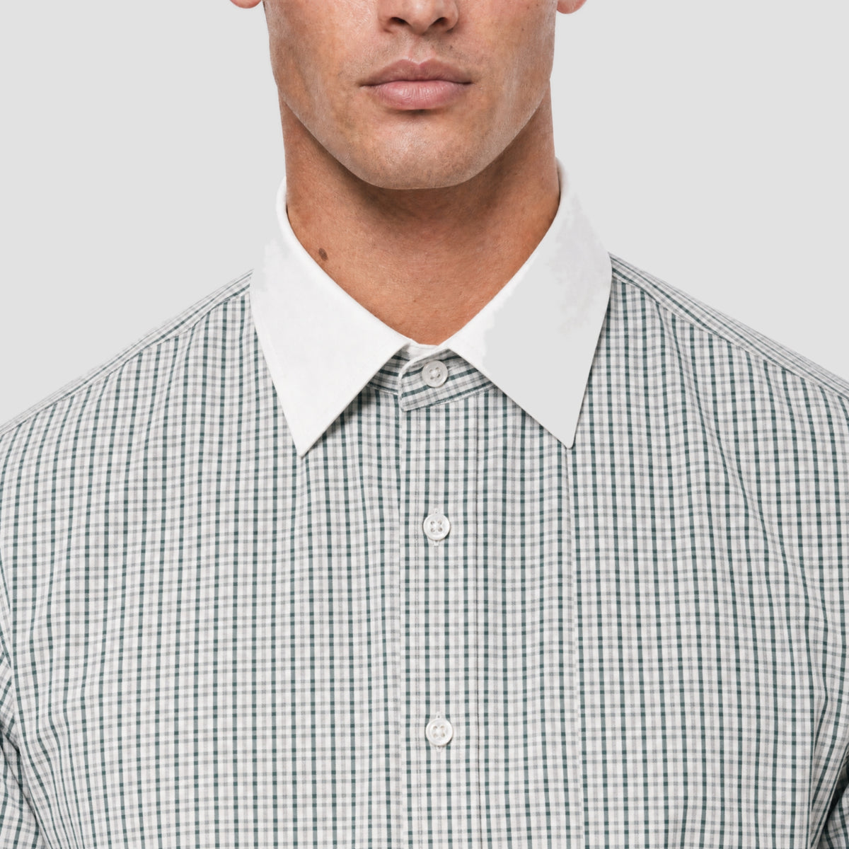 Green Check Banker Shirt