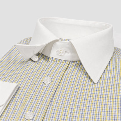 Yellow Check Banker Shirt