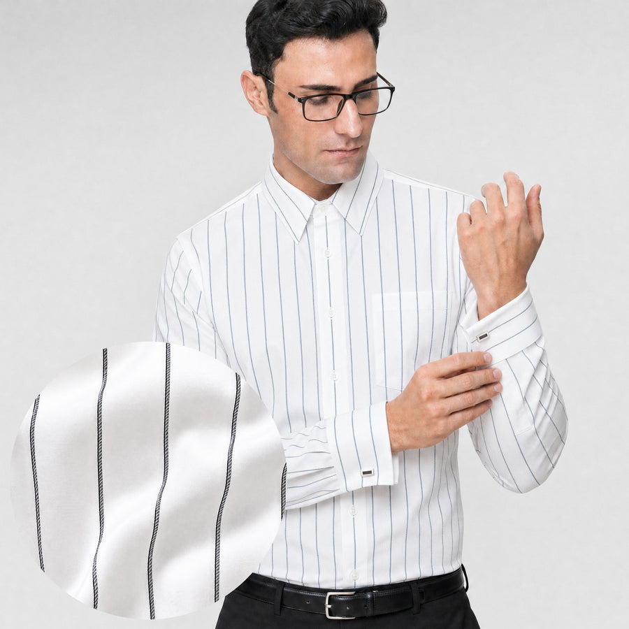 Black Giza Stripe Shirt