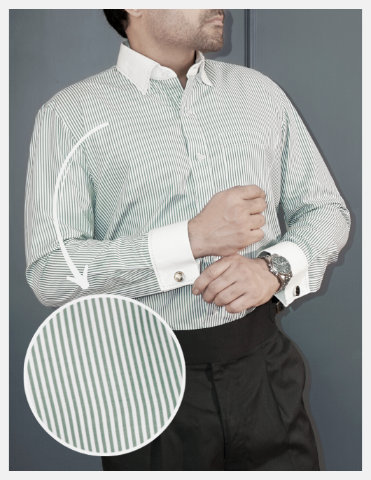 Non Iron Banker Stripes Formal Shirt