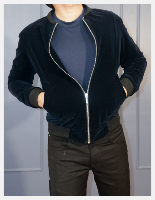 Velvet Bomber Jacket