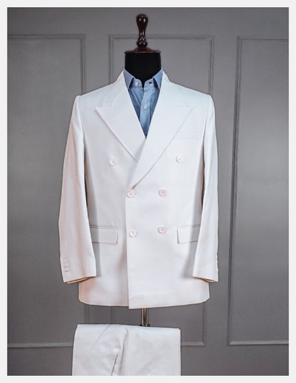Double Breasted Premium Khadi Suit
