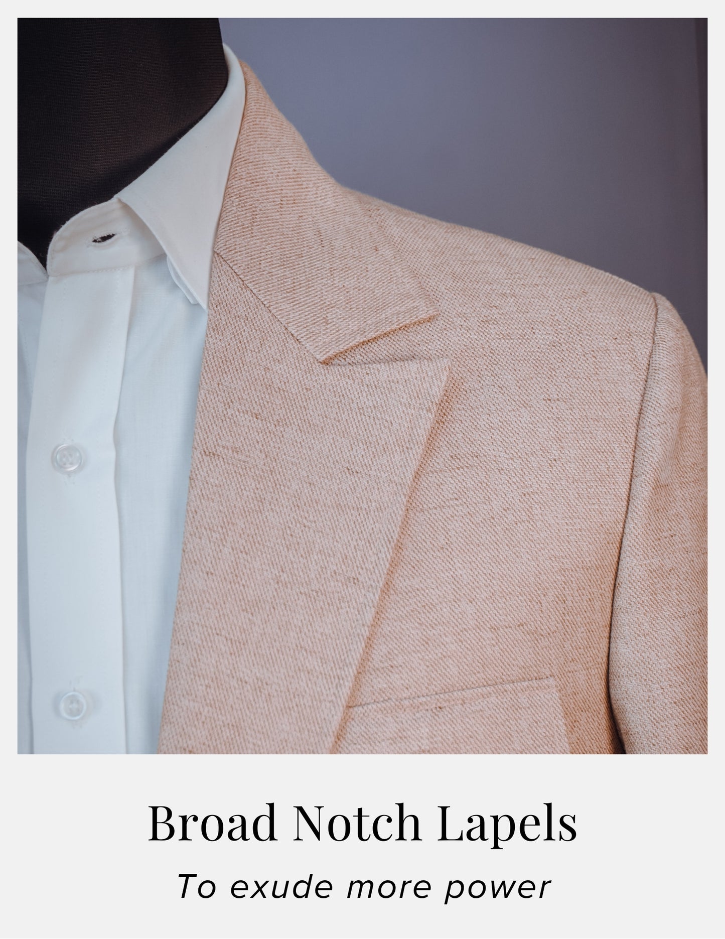 Single Breasted Double Button Suit with Patch Pockets