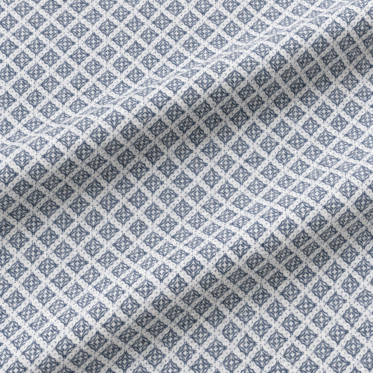 Grey Micro-Print Egyptian Giza Cotton Formal Shirt for Men – Twill Weave & French Cuffs
