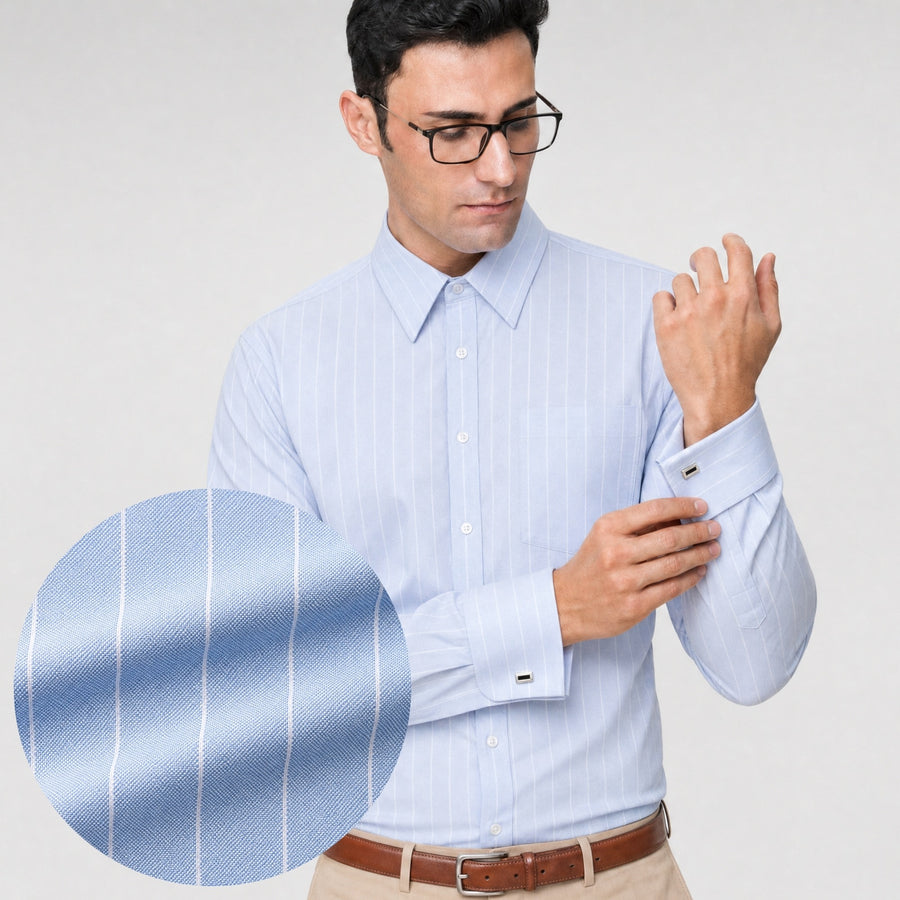 Light Blue Stripe Shirt