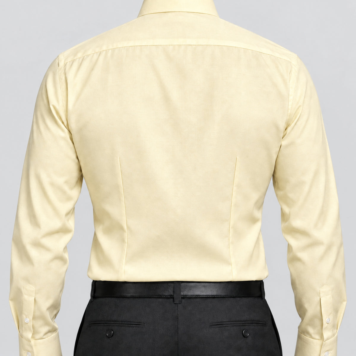Yellow Oxford Formal Shirt for Men – French Cuffs