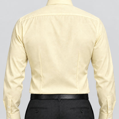 Yellow Oxford Formal Shirt for Men – French Cuffs