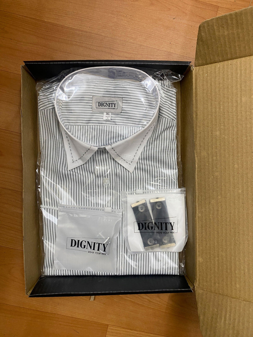 Kailash Purohit wearing the Dignity Royal Blue Banker Shirt