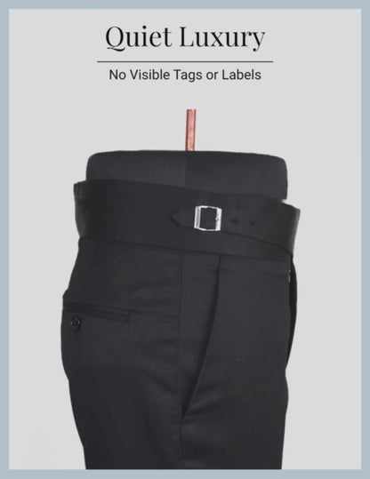 Italian Style Gurkha Trousers  With Side Fastening